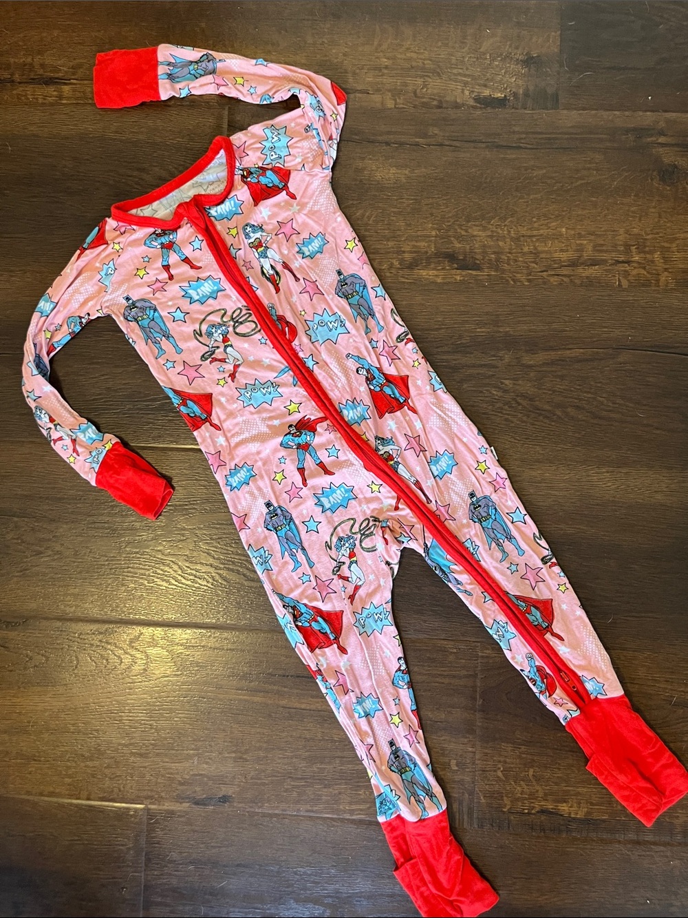 Little Sleepies x DC Pink Super Hero Footies